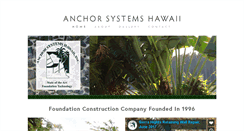 Desktop Screenshot of anchorsystemshawaii.com