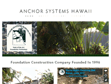 Tablet Screenshot of anchorsystemshawaii.com